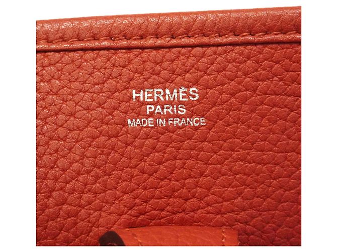 Hermès Borsa a tracolla Hermes Evelyne 3PM Rosso - vista 5