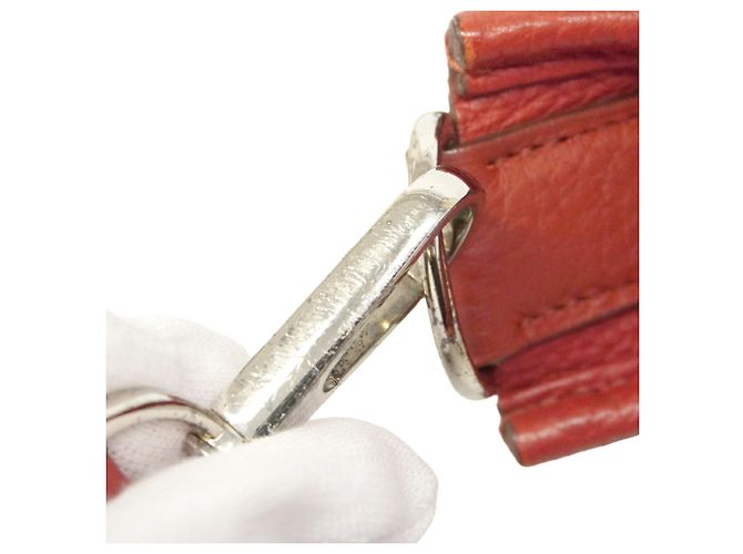 Hermès Borsa a tracolla Hermes Evelyne 3PM Rosso - vista 8