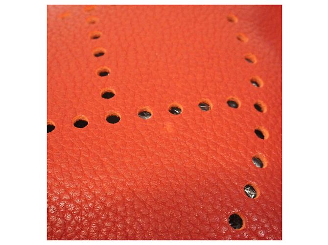 Hermès Borsa a tracolla Hermes Evelyne 3PM Rosso - vista 9