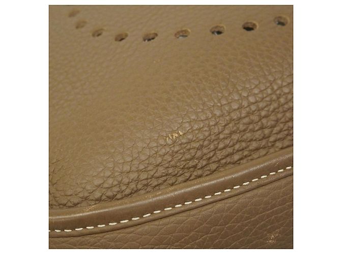 Hermès Borsa a tracolla Hermes Evelyne 3GM Taupe - vista 12