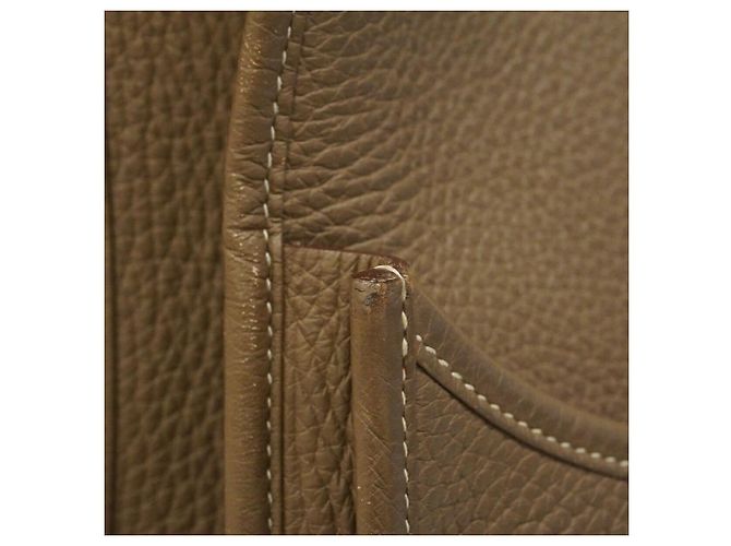 Hermès Borsa a tracolla Hermes Evelyne 3GM Taupe - vista 7