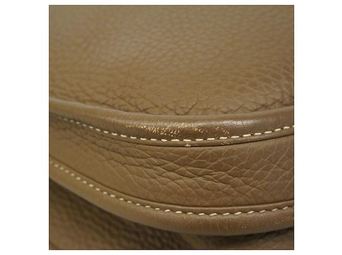 Hermès Borsa a tracolla Hermes Evelyne 3GM Taupe - vista 8
