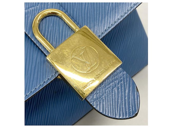 Borsa Louis Vuitton Epi Rocky BB Blu - vista 9