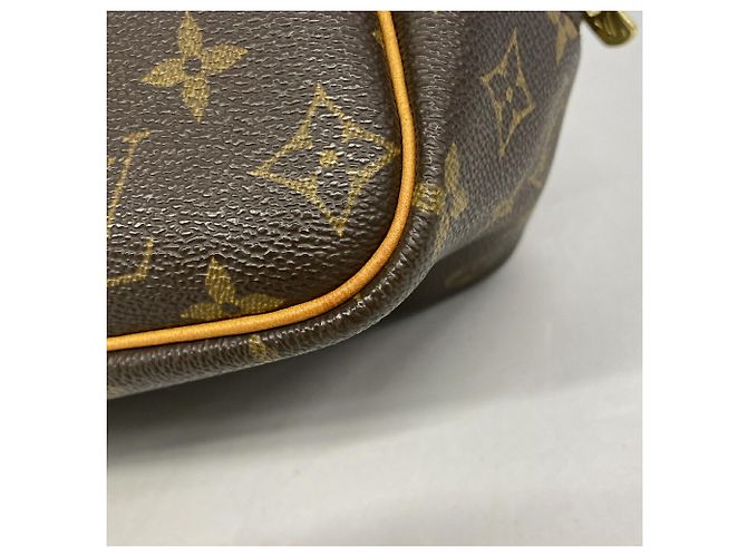 Borsa Louis Vuitton Monogram Deauville Marrone - vista 10