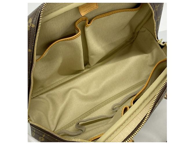Borsa Louis Vuitton Monogram Deauville Marrone - vista 4