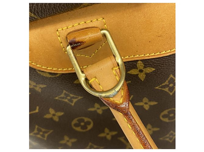Borsa Louis Vuitton Monogram Deauville Marrone - vista 9