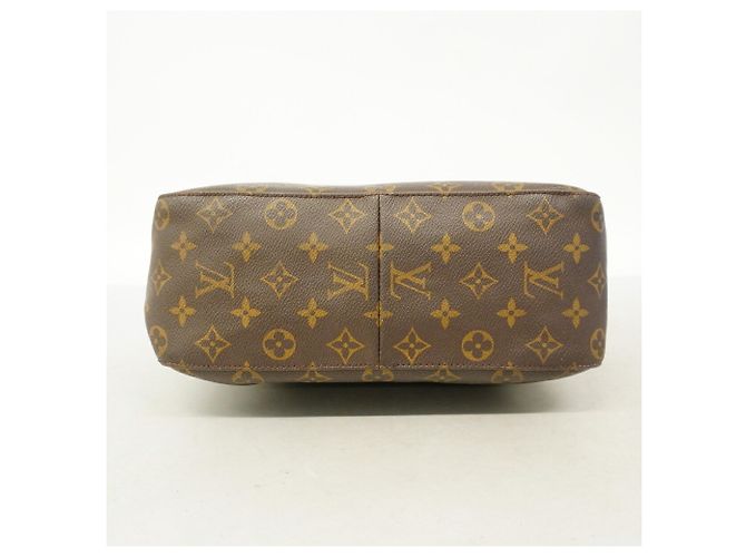 Borsa a tracolla Louis Vuitton Monogram Looping GM Marrone - vista 3