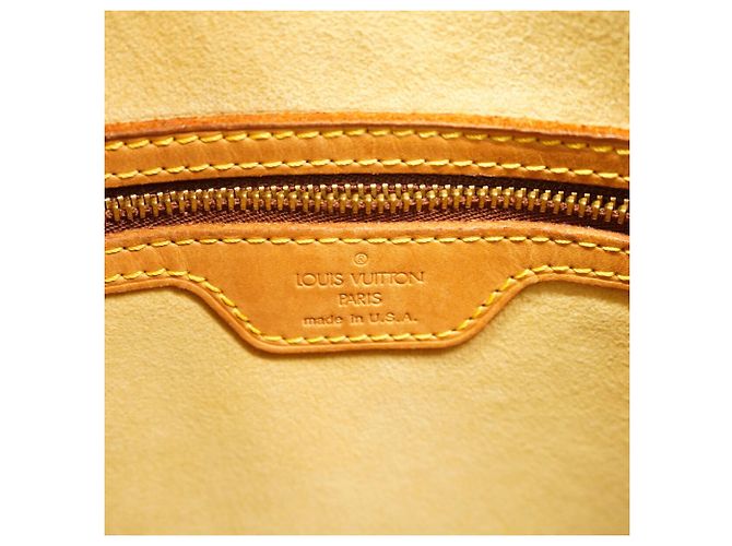 Borsa a tracolla Louis Vuitton Monogram Looping GM Marrone - vista 5