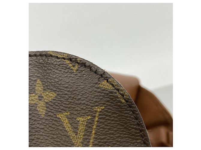 Borsa a tracolla Louis Vuitton Monogram Cartouchiere MM Marrone - vista 10