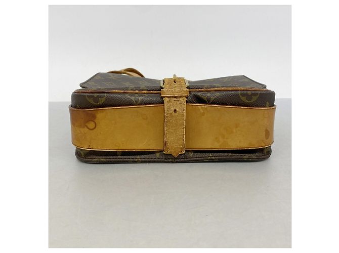Borsa a tracolla Louis Vuitton Monogram Cartouchiere MM Marrone - vista 3
