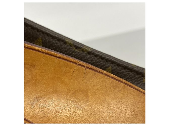 Borsa a tracolla Louis Vuitton Monogram Cartouchiere MM Marrone - vista 8