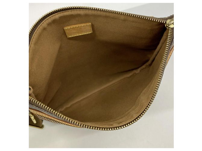 Borsa a tracolla Louis Vuitton Monogram Pochette Bosphore Marrone - vista 4