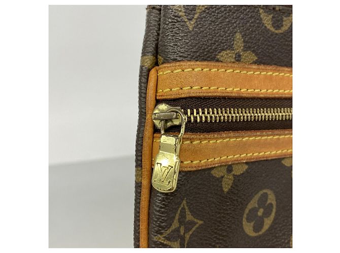 Borsa a tracolla Louis Vuitton Monogram Pochette Bosphore Marrone - vista 8