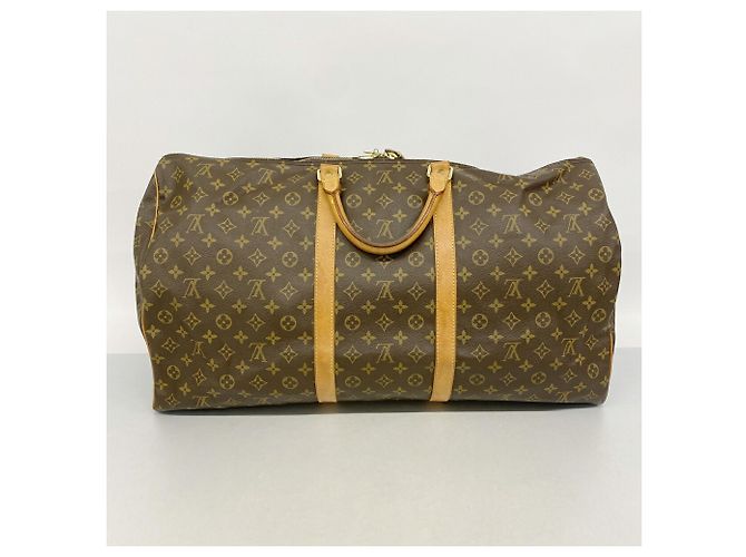 Louis Vuitton Boston Monogram Keepall 60 Marrone - vista 10