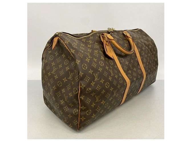 Louis Vuitton Boston Monogram Keepall 60 Marrone - vista 2
