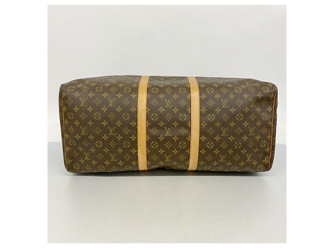 Louis Vuitton Boston Monogram Keepall 60 Marrone - vista 3