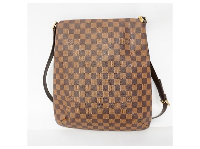 Bolso de hombro Louis Vuitton Damier Musette Damier ebene - vista 12
