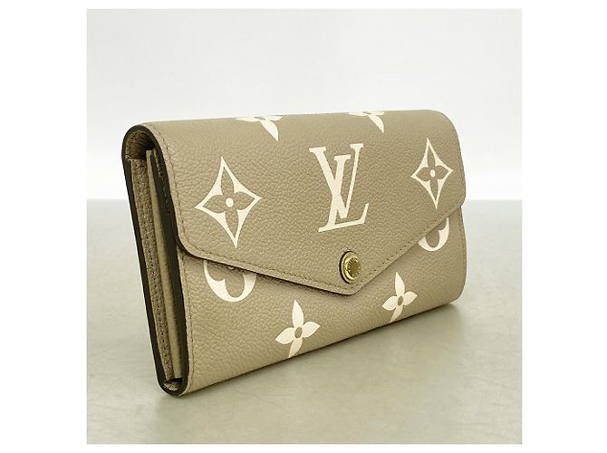 Louis Vuitton Long Wallet Monogram Empreinte Bicolor Grau Roh - Ansicht 2