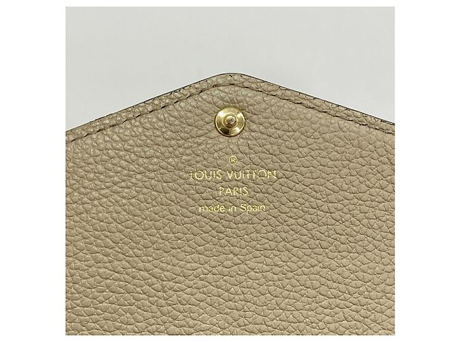 Louis Vuitton Long Wallet Monogram Empreinte Bicolor Grau Roh - Ansicht 4
