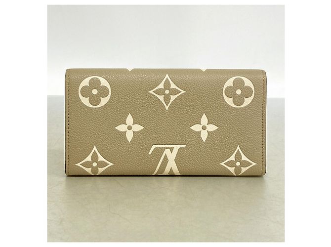 Louis Vuitton Long Wallet Monogram Empreinte Bicolor Grau Roh - Ansicht 7