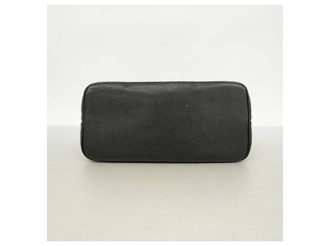Borsa Tote Chanel in pelle di vitello martellata nera Nero - vista 3
