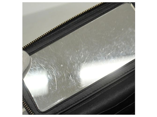 Borsa Vanity Chanel in pelle d'agnello nera Nero - vista 10