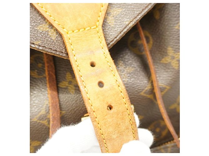 Zaino Louis Vuitton Monogram Montsouris GM Marrone - vista 10