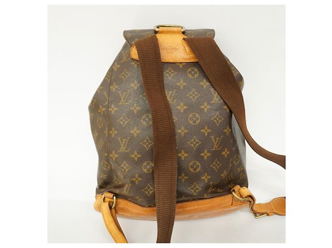 Zaino Louis Vuitton Monogram Montsouris GM Marrone - vista 13