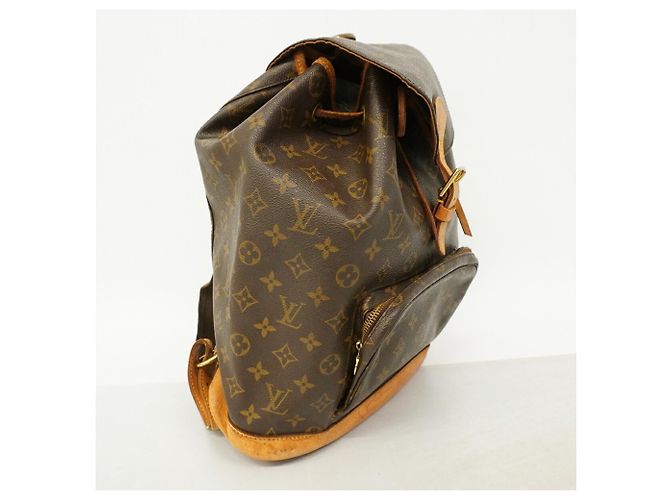 Zaino Louis Vuitton Monogram Montsouris GM Marrone - vista 2