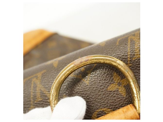 Zaino Louis Vuitton Monogram Montsouris GM Marrone - vista 7