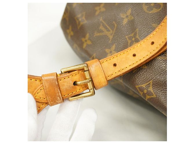 Zaino Louis Vuitton Monogram Montsouris GM Marrone - vista 9