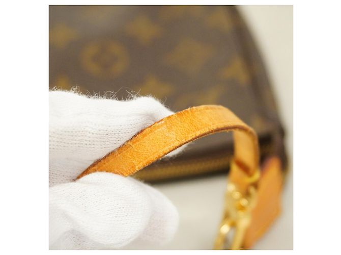 Louis Vuitton Monogram Pochette Accessoires Bag/Pouch Marrone - vista 7