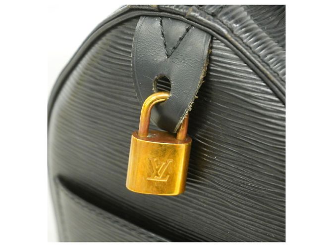 Borsa Louis Vuitton Epi Speedy 30 Nero - vista 10