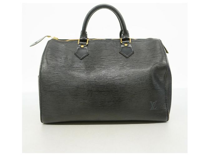 Borsa Louis Vuitton Epi Speedy 30 Nero - vista 13