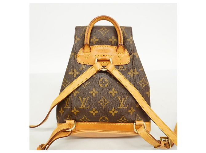 Zaino Louis Vuitton Monogram Mini Montsouris Marrone - vista 13