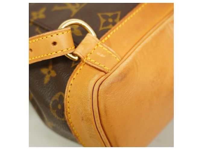 Zaino Louis Vuitton Monogram Mini Montsouris Marrone - vista 7