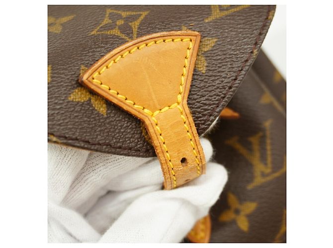 Zaino Louis Vuitton Monogram Mini Montsouris Marrone - vista 8
