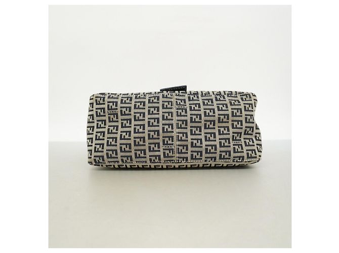 Borsa a secchiello Fendi Zucchino Mamma Marrone Blu navy - vista 3