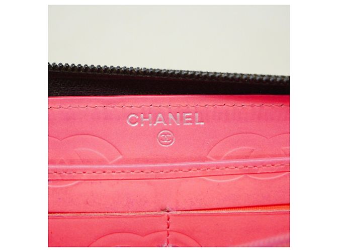 Cartera larga Chanel Cambon de piel de cordero Negro - vista 4