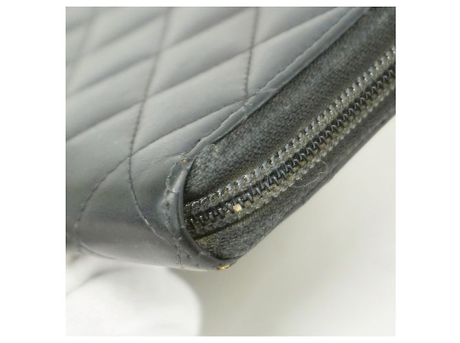 Cartera larga Chanel Cambon de piel de cordero Negro - vista 5