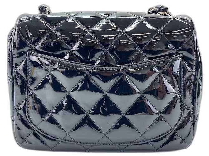 Borsa a tracolla Chanel Mini Matelassé, Black Nero - vista 2