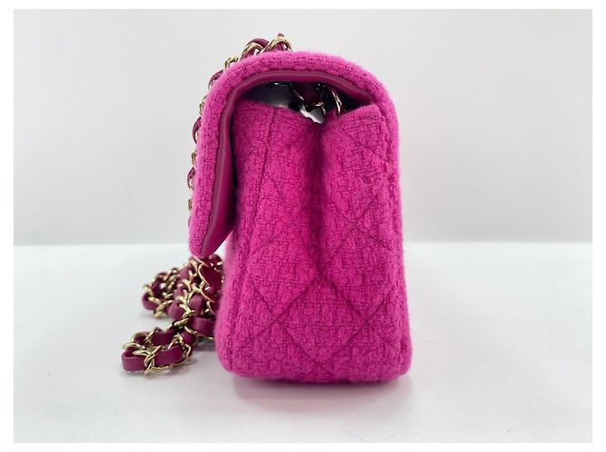 Borsa a tracolla Chanel Mini Matelassé Rosa - vista 3