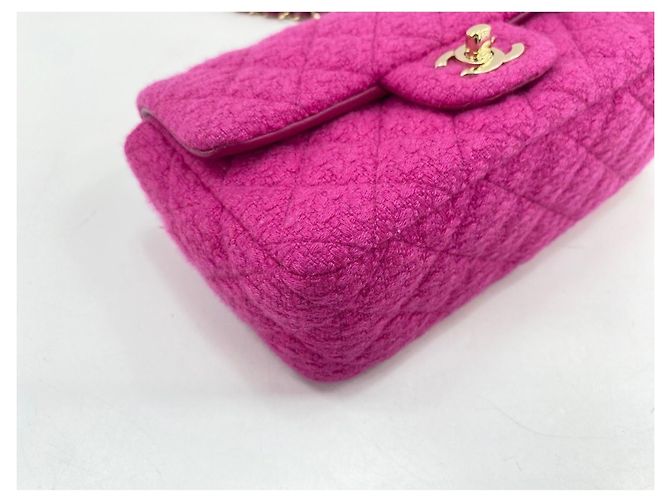 Borsa a tracolla Chanel Mini Matelassé Rosa - vista 6