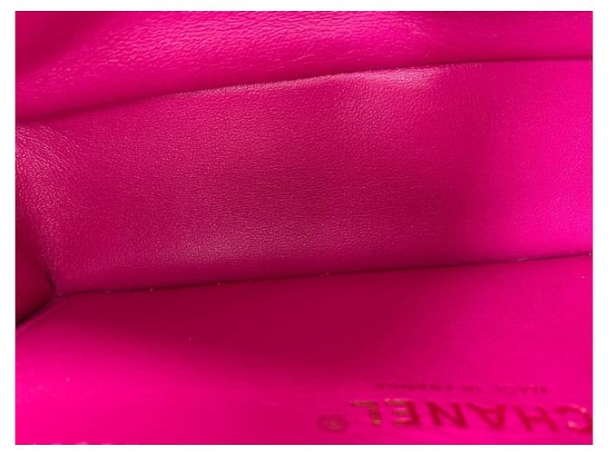 Borsa a tracolla Chanel Mini Matelassé Rosa - vista 9