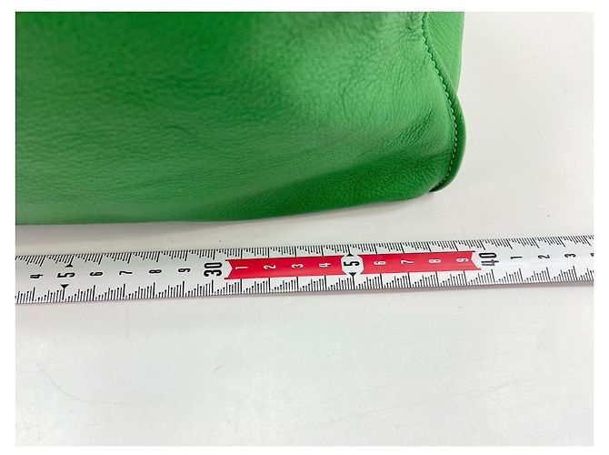 Borsa a tracolla Balenciaga Paper A4 Tote Verde - vista 4