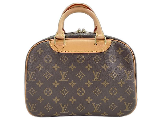 Borsa a mano Louis Vuitton Trouville in marrone - vista 3