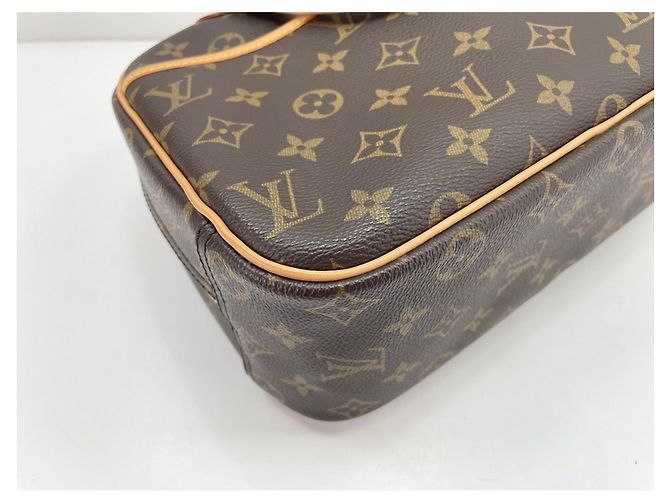 Borsa a mano Louis Vuitton Trouville in marrone - vista 8