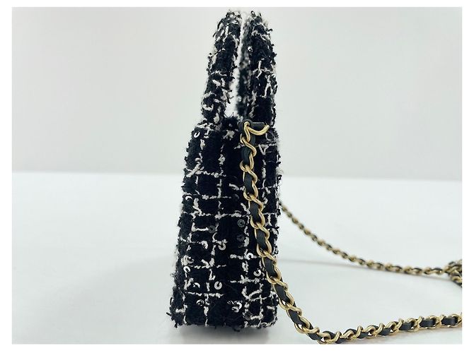 Bolsa de ombro Chanel preta Preto - vista 4