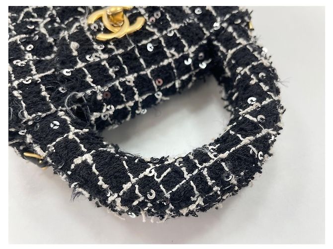 Bolsa de ombro Chanel preta Preto - vista 9