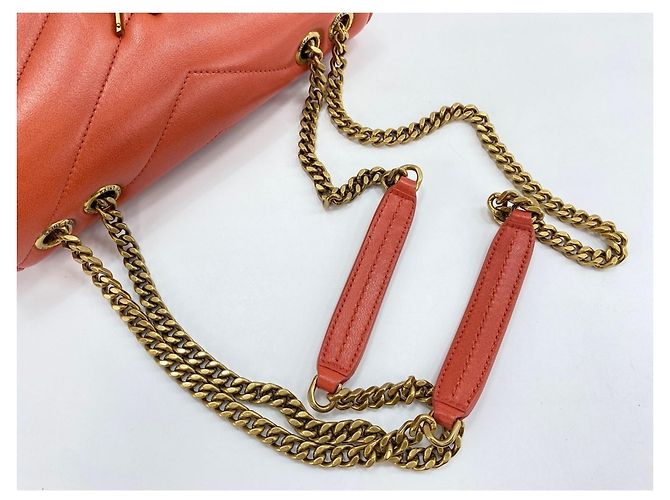 Borsa a tracolla Yves Saint Laurent Orange Arancione - vista 10